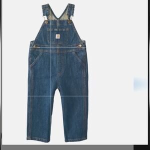 NWT Carhartt Jean Overalls Sz 2T